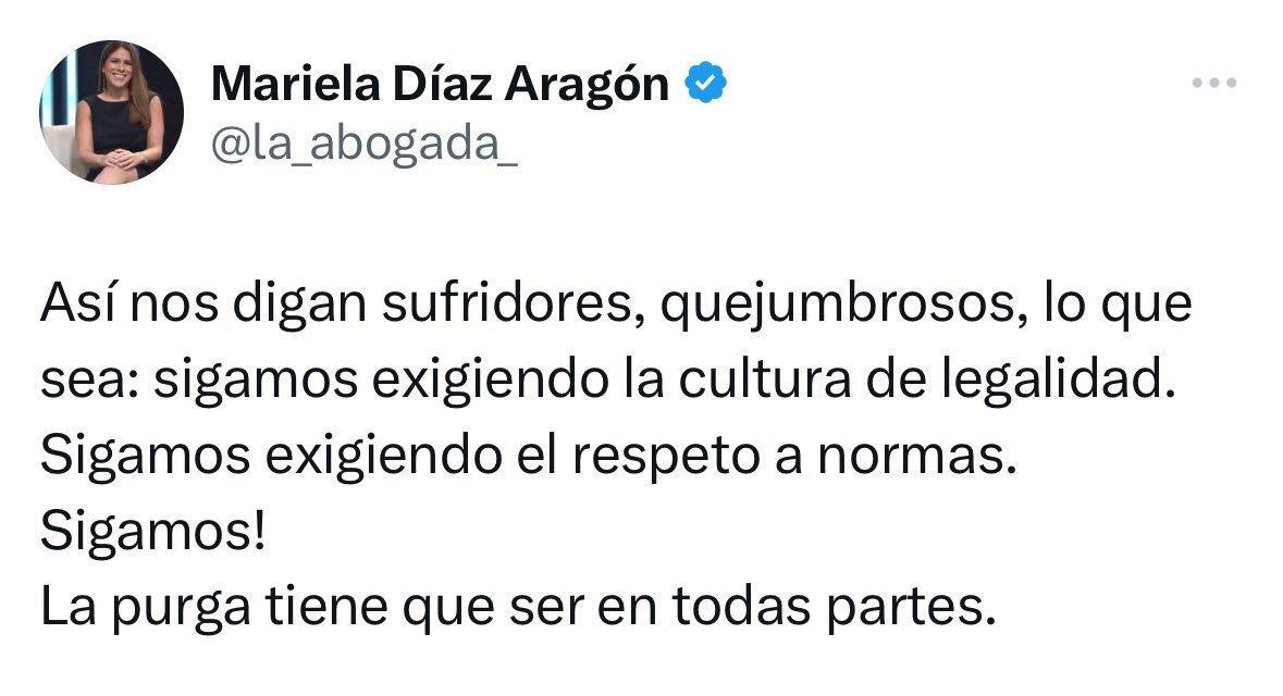 Y las clases de Moral, etica, y toda la clase de Civica de la escuela... de la Abogada,  donde quedaron  ?