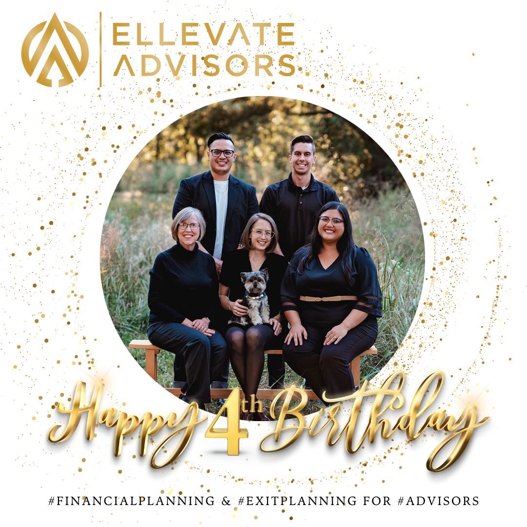 Celebrating four years of empowering financial advisors to achieve their dreams and goals! 😍
Huge shoutout to my incredible team, amazing clients, and everyone who's supported this journey!👏
It's an honor to provide #FinancialPlanning and #ExitPlanning for advisors themselves!