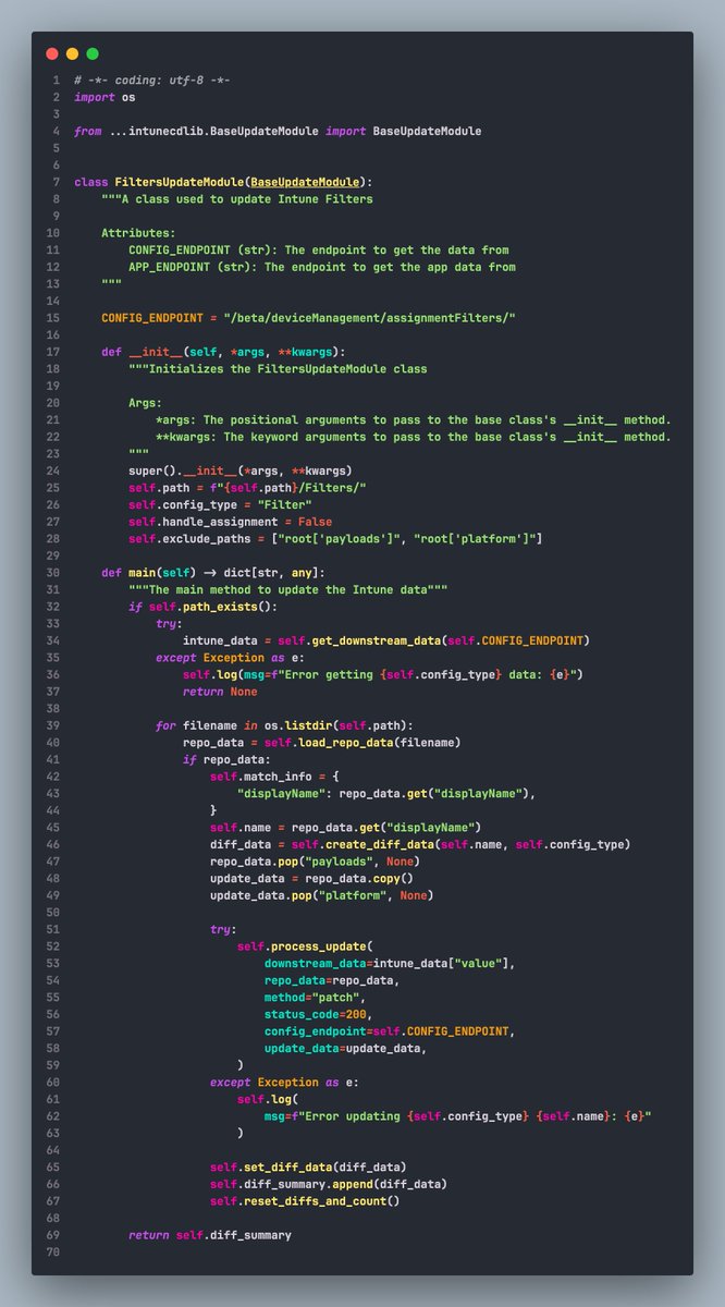 New beta of refactored codebase is out! Minor user changes, major code maintainability & standardization improvements. See attached for template-based config updates. Test & share feedback to avoid unwanted behaviors. 🚀🙏 #IntuneCD #GitOps #MSIntune #MVPBuzz