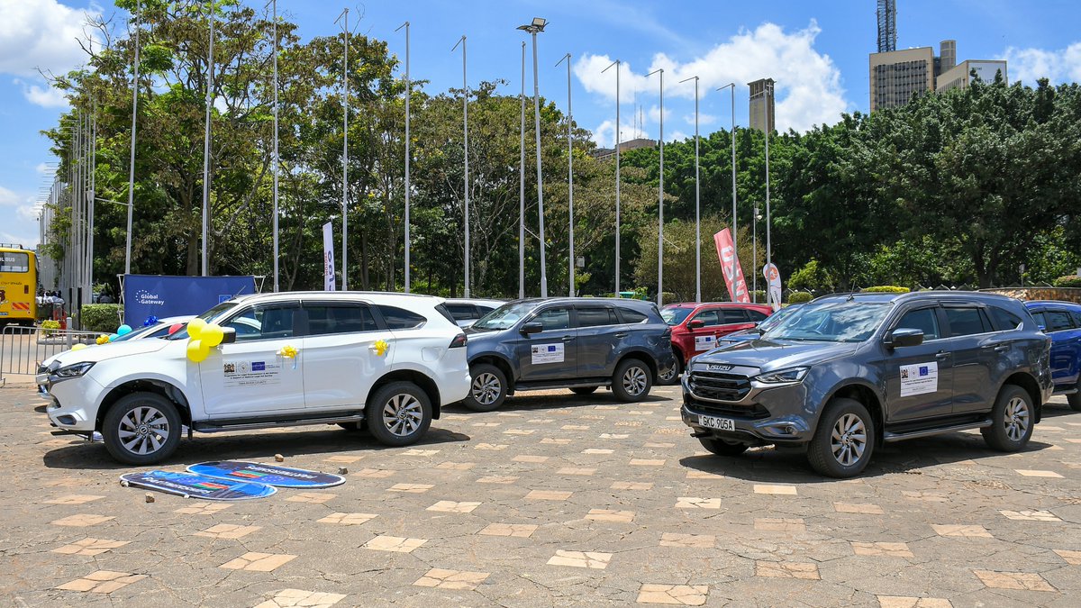 EUinKenya's tweet photo. EU in Kenya donated 12 vehicles to support mobile legal aid clinics. These vehicles will make legal services more accessible and promote awareness for all. #PleadYetu #AccessToJustice #AccessToJustice @NLASKENYA @AGOfficeKenya @EUAmbKenya https://t.co/umzjnsEjnN