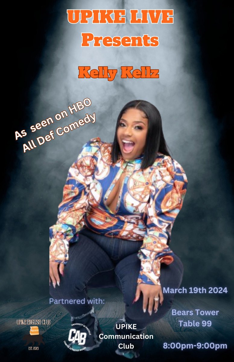 Tonight come out laugh.