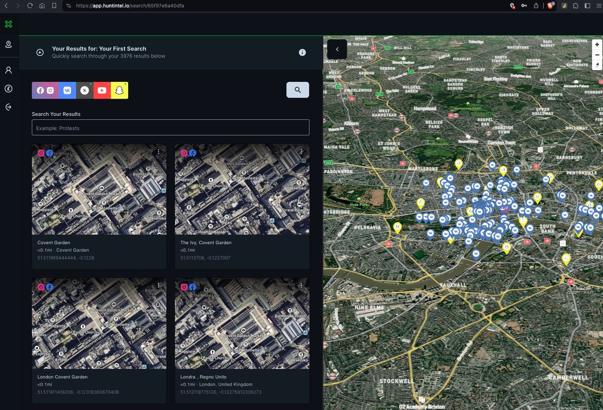 Daily OSINT (@dailyosint) on Twitter photo Want to find location-based social media posts?
Find social media insights for any location to help you track or analyze unfolding events globally.
huntintel.io
<a href="/HuntIntel/">Hunt Intelligence</a>
#OSINT #GEOINT #SOCMINT #intelligence #ThreatIntel #infosec #cybersecurity #reconnaissance Want to find location-based social media posts?
Find social media insights for any location to help you track or analyze unfolding events globally.
huntintel.io
<a href="/HuntIntel/">Hunt Intelligence</a>
#OSINT #GEOINT #SOCMINT #intelligence #ThreatIntel #infosec #cybersecurity #reconnaissance