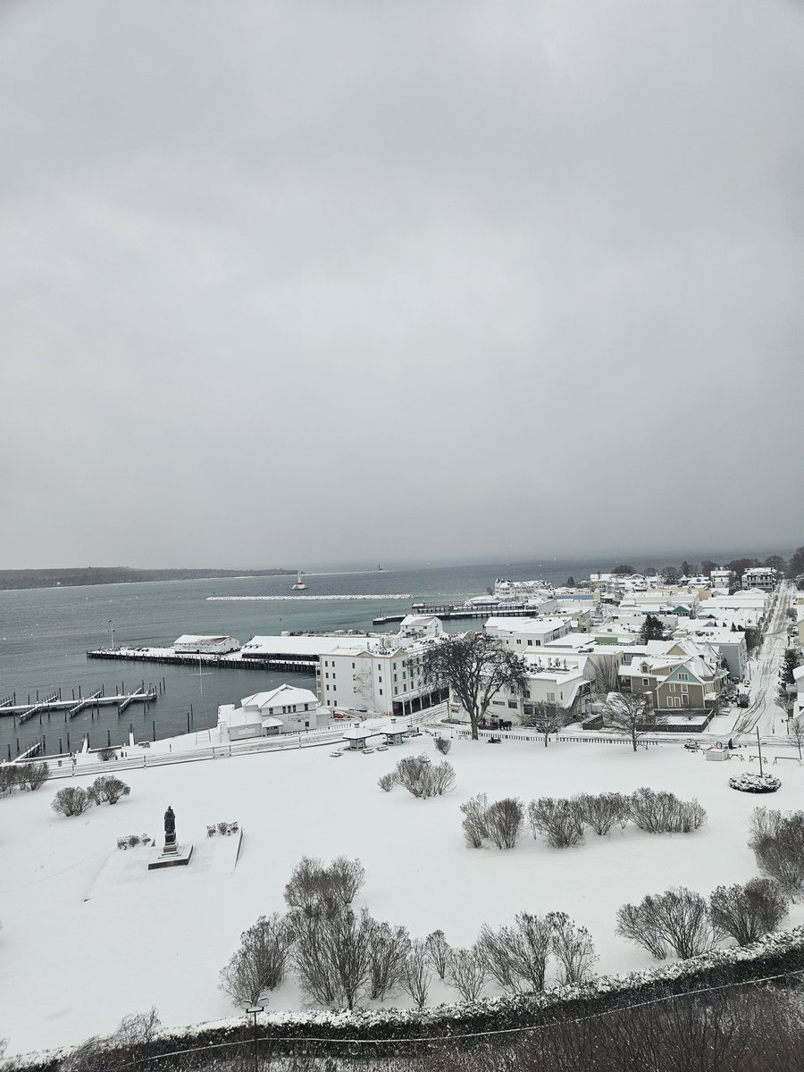 Today’s view from Fort Mackinac. #thisismackinac