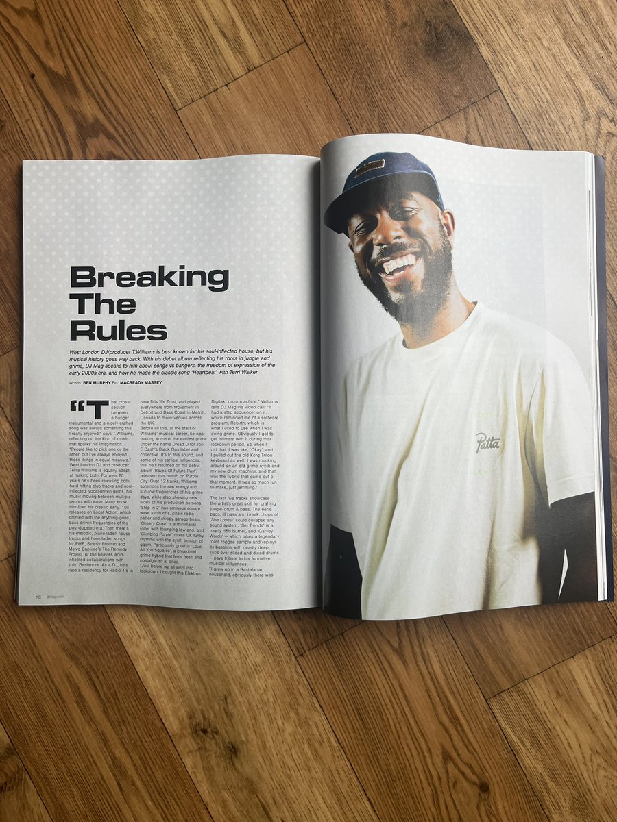 Breaking The Rules 🙌👊🏿 check out this months @djmagofficial featured interview, where I talk about my evolution as a Producer & Dj. Going from grime to house to creating my album #ravesoffuturepast with all the UK dance genres in between.