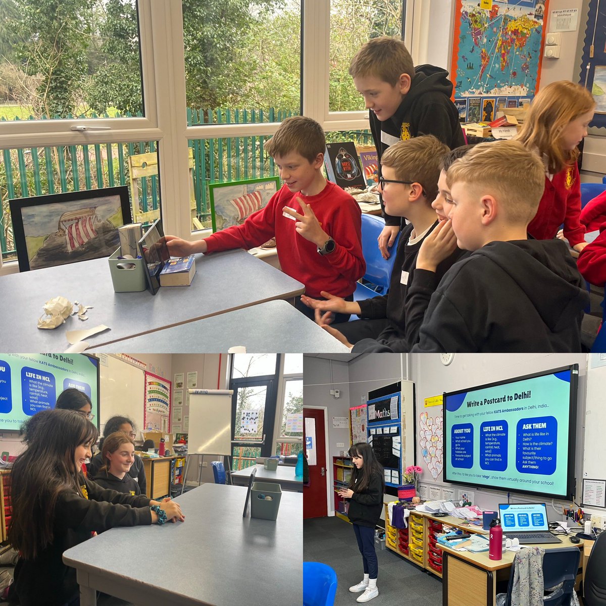 We are extending our #KATS Global Network!

KATS Ambassadors from <a href="/StTeresasCP/">StTeresasHeaton</a> wrote postcards and filmed video messages to children living in India. 

They wrote about themselves and asked them questions about their lives in New Delhi! 🇬🇧🇮🇳