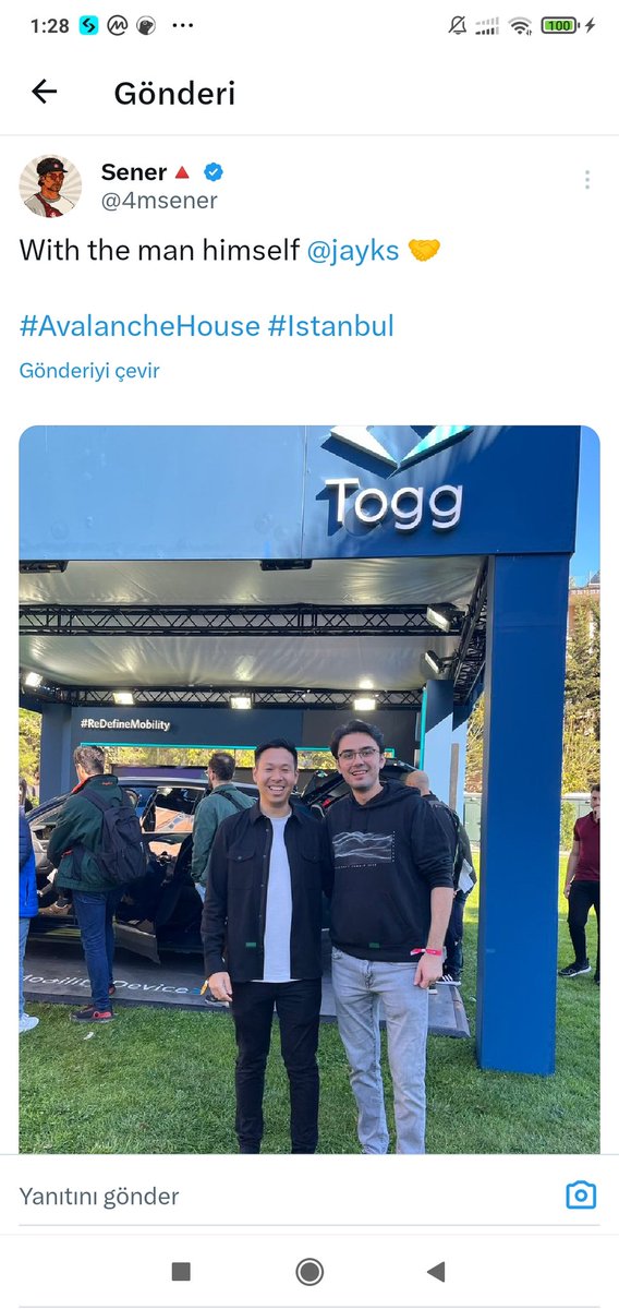 Bugün Şener isimli kullanıcı 93K AVAX'ın sadece 20K sını Sender-AVAX havuzuna likidite ekledi ve kalan 73K  AVAX'ı çalıp twitter hesaplarını kapatarak ortalıktan kayboldu. Fotoğrafını silmeyi unutmuş salak.