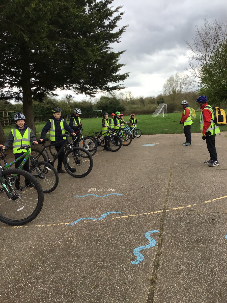 Some of year 5s have had a lovely time taking part in the level 2 cycle training with <a href="/OutspokenTrain/">Outspoken Training</a>. They have been learning how to be safe on the road.
Thank you <a href="/OutspokenTrain/">Outspoken Training</a> 
#responsible_citizen  #cycling #biketoschool 
<a href="/CEO_DEMAT/">Adrian Ball</a> <a href="/DEMAT__/">Diocese of Ely Multi-Academy Trust</a>