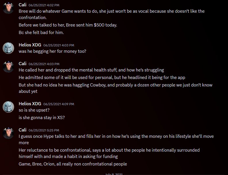 ClanFederation's tweet photo. Hello, @LongLiveSGG, can you explain why your LLC would bring @HeliosXDG on within SGG LLC knowing that he went into business with Cory? One would think that speaks of bad business acumen since Hydra has known about Cory embezzling funds within every business he has ever started. https://t.co/Bz1rzVjnEU