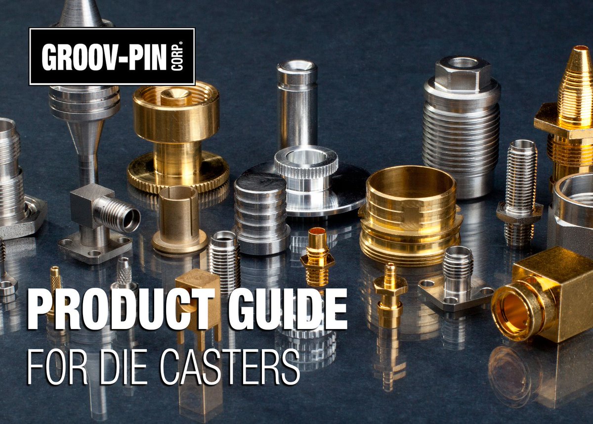 Groov-Pin's responsive, lead #manufacturing process helps #diecasters improve efficiency. Learn more about how our #fasteners benefit die casters: buff.ly/3olLB67