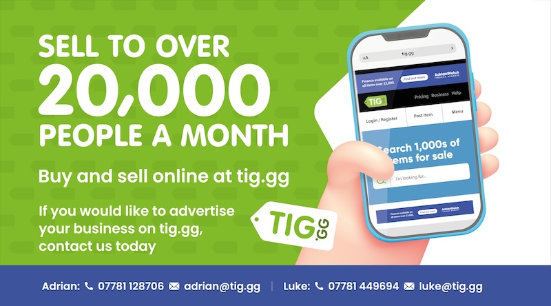 Advertise your business on the best selling site in Guernsey for just £50pm.
