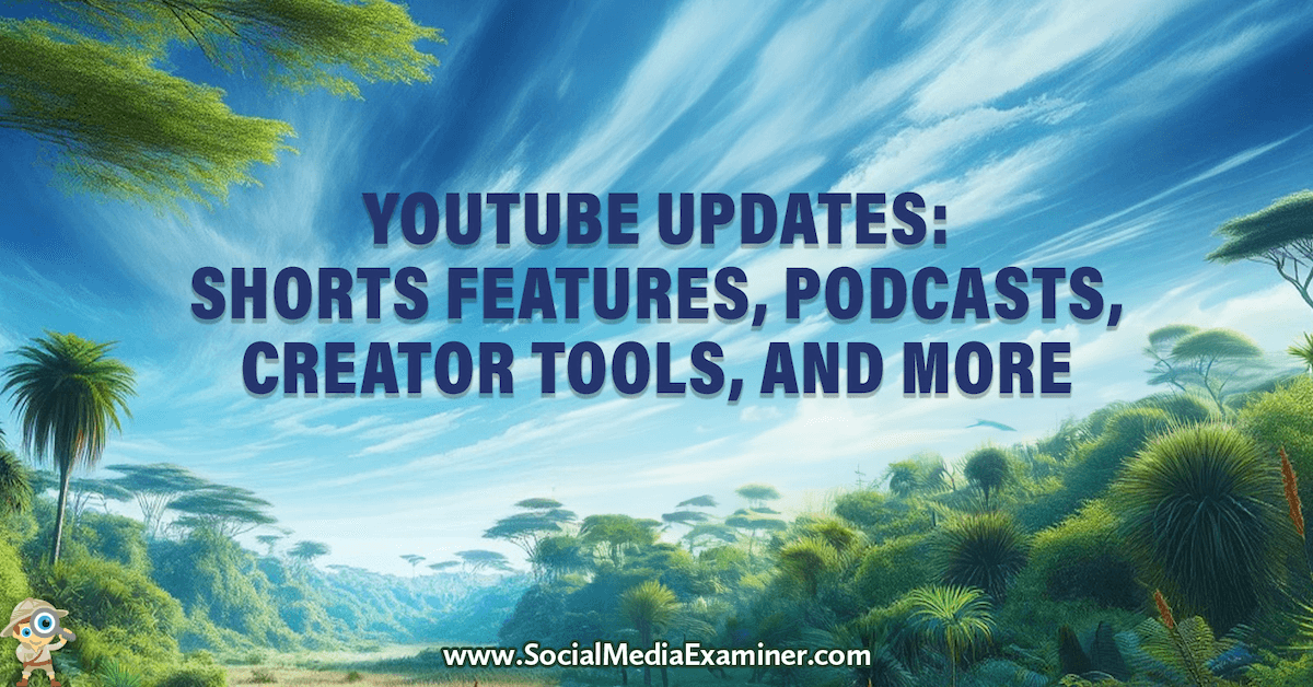 DigiArabs's tweet image. YouTube Updates: Shorts Features, Creator Tools, Podcasts, and More dlvr.it/T4J2Dg