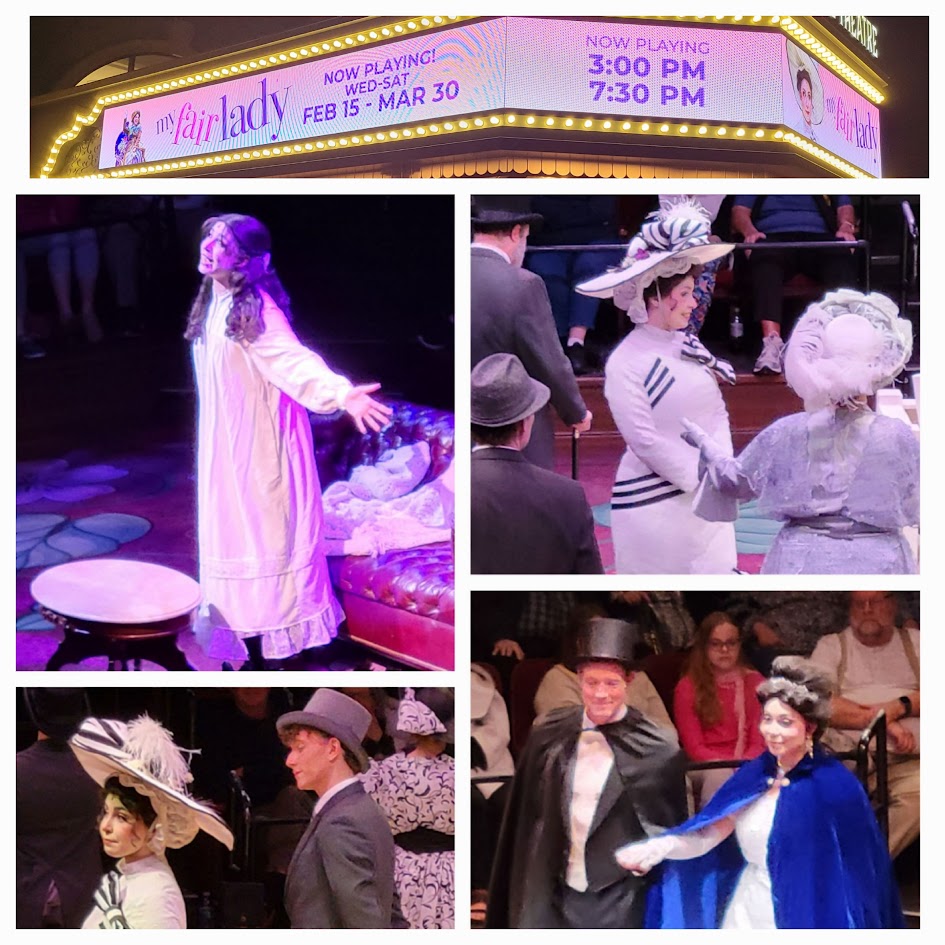 Weekend @EVPartnership highlight, the Saturday night performance of #MyFairLady at @haletheatreaz in @GilbertYourTown #phxeastvalley @DowntownGilbert, while we could have “danced all night” with a “little bit of luck” we made it to the “church on time” the next day!