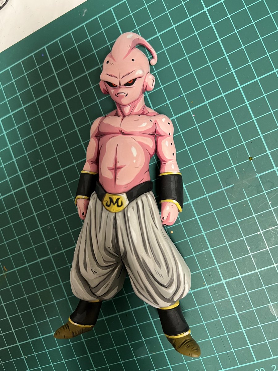 THE出陣-16 魔人ブウ完成〜✨ #フィギュア愛でる部 #二次元彩色