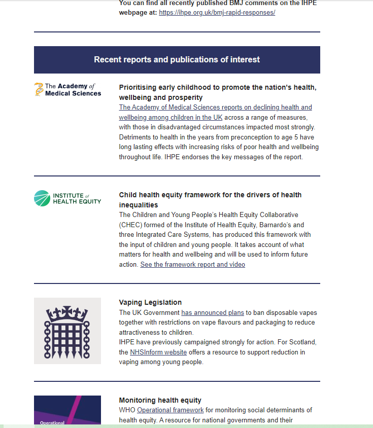 IHPE (Dr Michael Craig Watson - Trustee) tweet media
