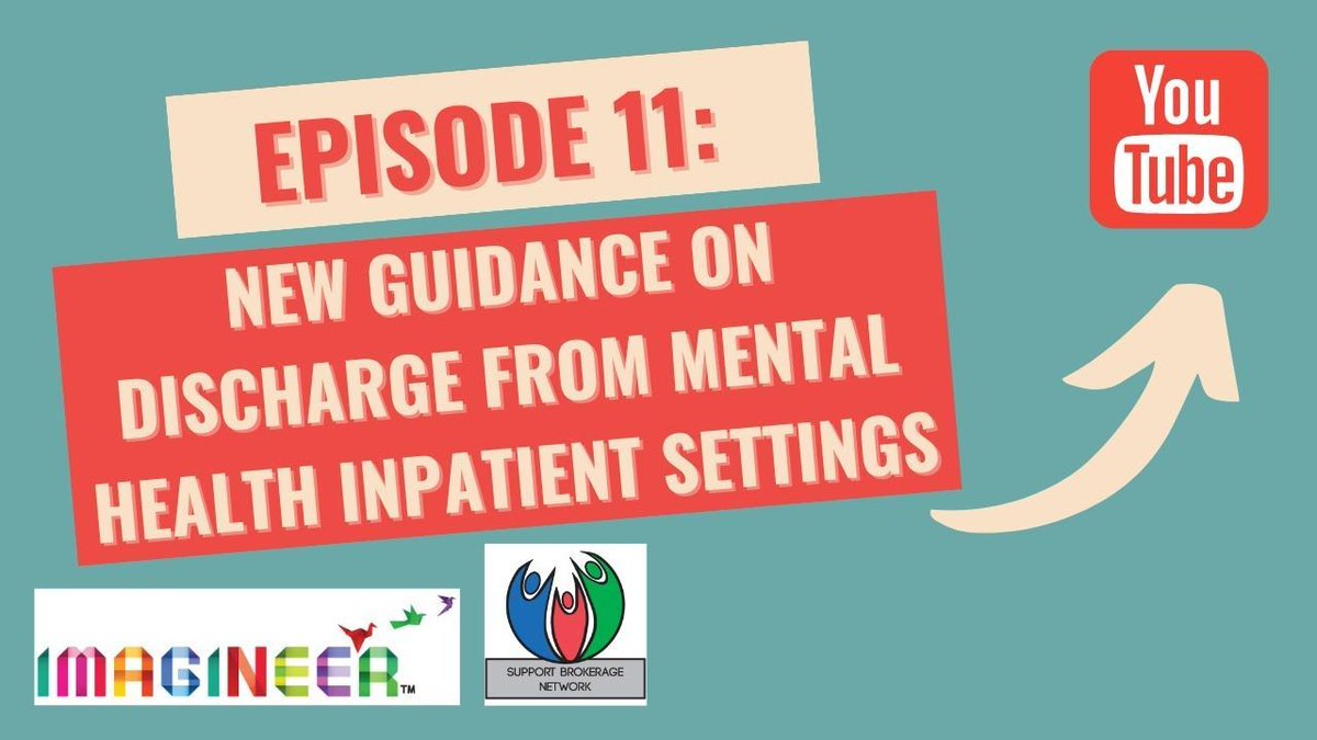 Here’s our latest #vlog where we unpack and discuss the eight principles within the new guidance on discharge from Mental Health inpatient settings which was issued at the end of January 2024.

buff.ly/3IGYSNJ