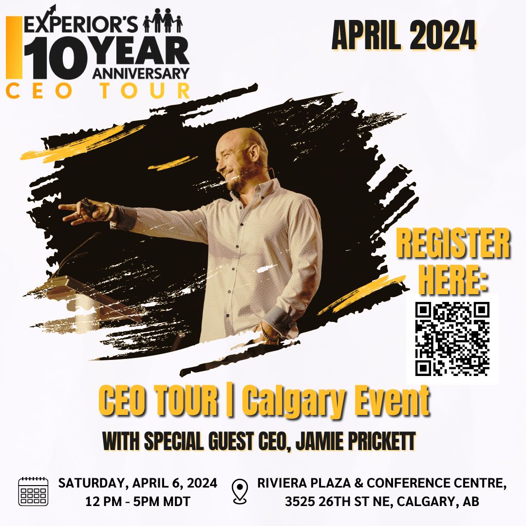 _Experior_'s tweet photo. Exciting update on Experior's CEO Tour! Next stop: Maryland on March 22nd to 23rd. Then CEO, Jamie Prickett is heading to even more amazing events in April and May! See you there! https://t.co/cCgk2V53ai #ExperiorCEOTour #ExperiorEvents #ExperiorFinancialGroup๐๏ธ๐
https://t.co/9rqfBK15jt