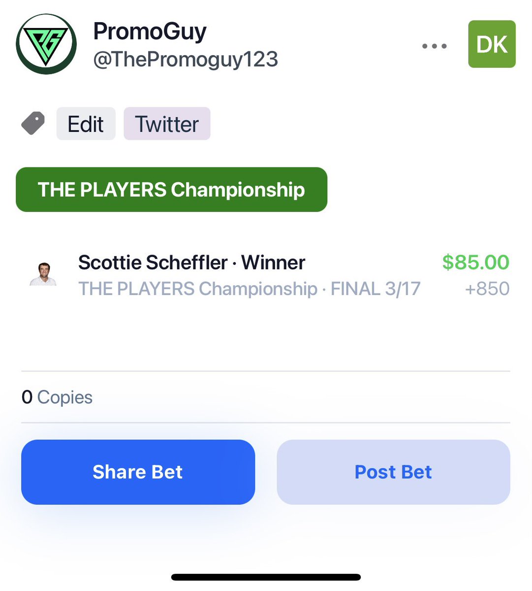 The Promoguy tweet media