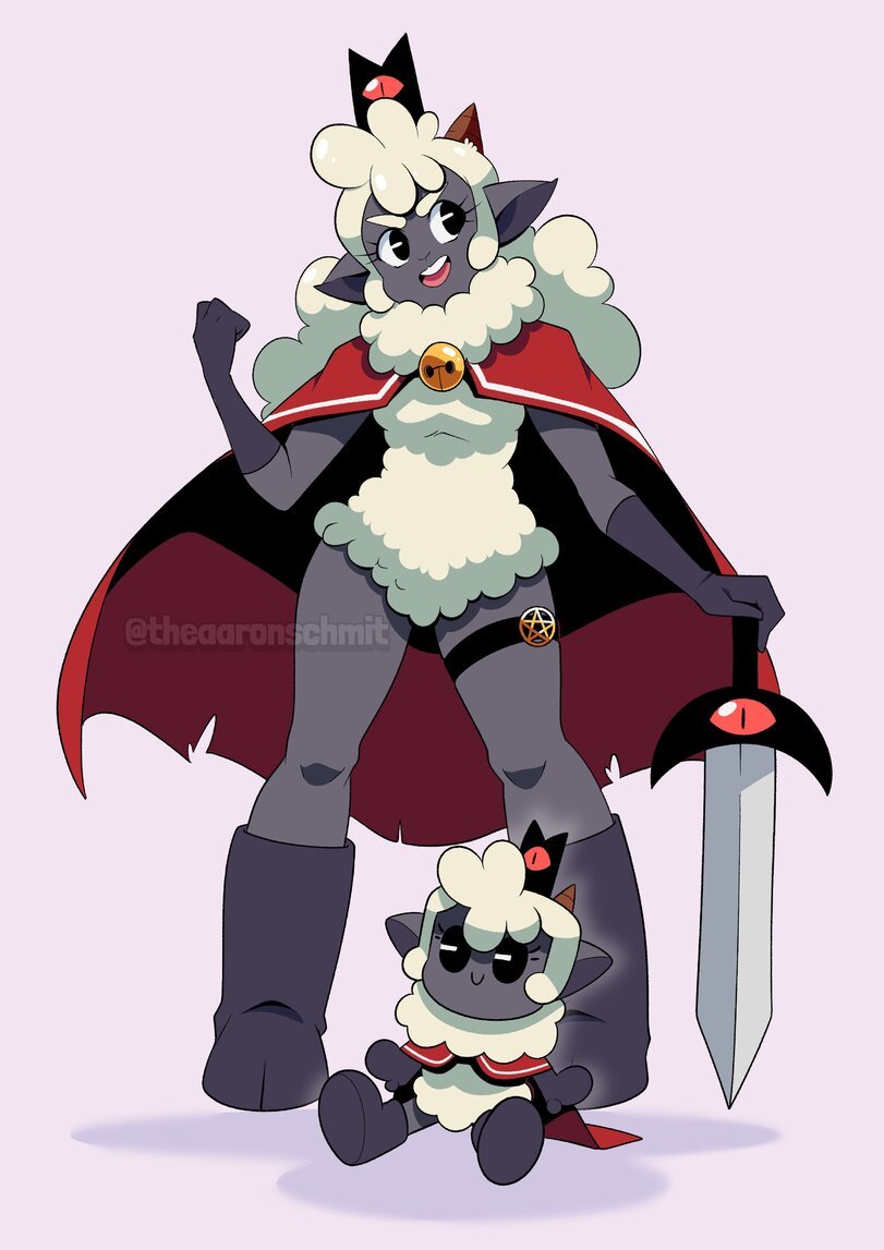 「That time I drew a cute lamb lady. #Cult」|Aaron Schmitのイラスト