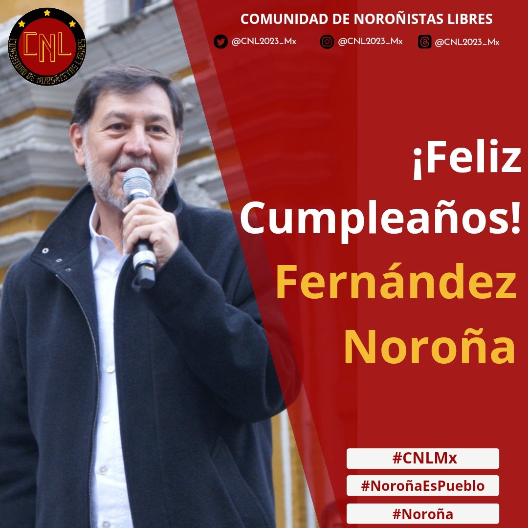 Un día como hoy pero en 1960 nace nuestro charro negro Gerardo Fernández Noroña.
¡Felíz cumpleaños @fernandeznorona
 y larga vida!
#NoroñaEsPueblo