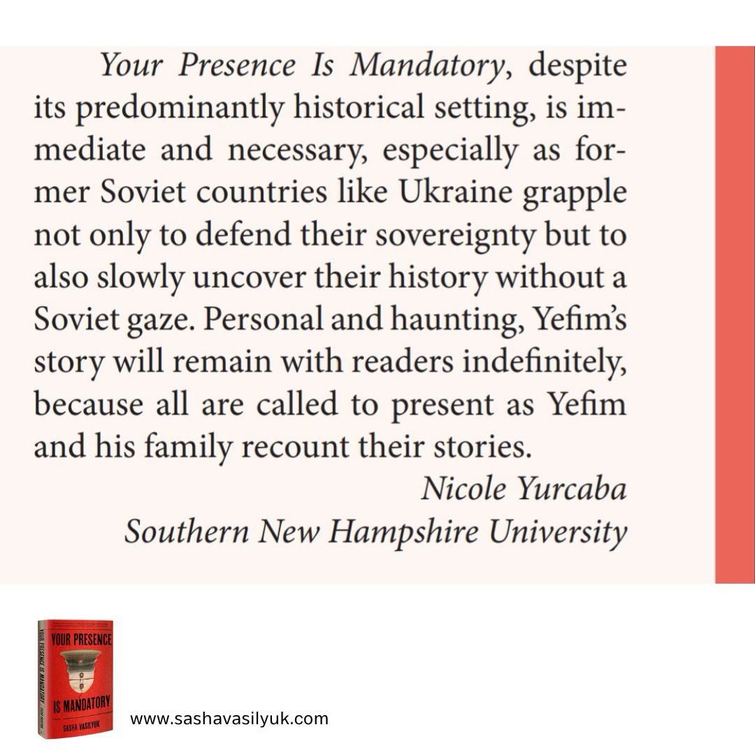 “Immediate and necessary” - @NYurtsaba’s review of Your Presence is Mandatory in @worldlittoday 😭