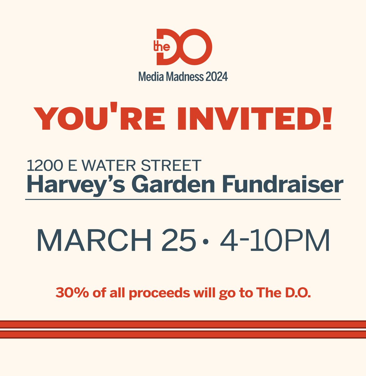 Tomorrow is the day! Join The Daily Orange at Harvey's Garden on March 25 from 4-10 p.m. Enjoy food and drink while you take in the second round of the women's NCAA tournament. 30% of all proceeds will go to The Daily Orange! No RSVP required. DM us with any questions!
