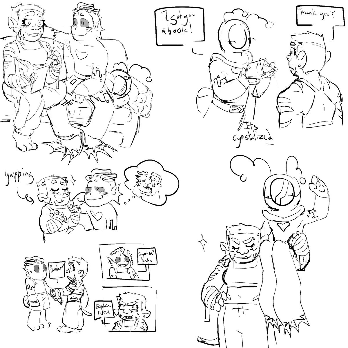 Destructivepoo's tweet photo. while i work on other things, have some of the drawings ive doodled from this weekend. 

the hustler stuff was more so for fun, i drew some more of it in my sketch book but im eating rn

#tigerfanclub #thehustlerau https://t.co/cvpcqW938m