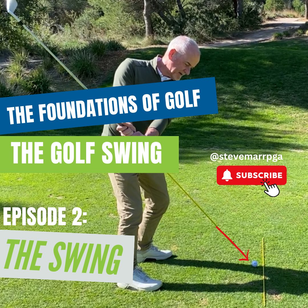 The latest in the series of The Foundations and the Building Blocks of a Golf Swing is available tonight from 6pm on my YT channel @stevemarrpga 
Please take a look and subscribe if you can.