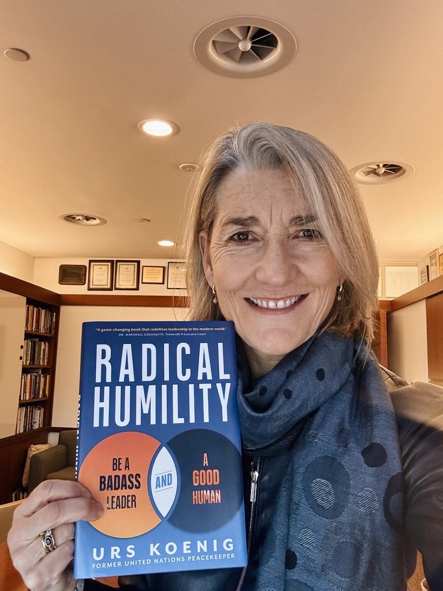 AmyCEdmondson's tweet photo. Happy launch day to #RadicalHumility—my favorite leadership book this year 🎉
@Urskoenig shows just how important honesty, empathy, & humility are through impactful insights and actionable advice. A must-read if you want to be a better leader & human https://t.co/Dy8DJxf6qp https://t.co/17vfGjN8mA