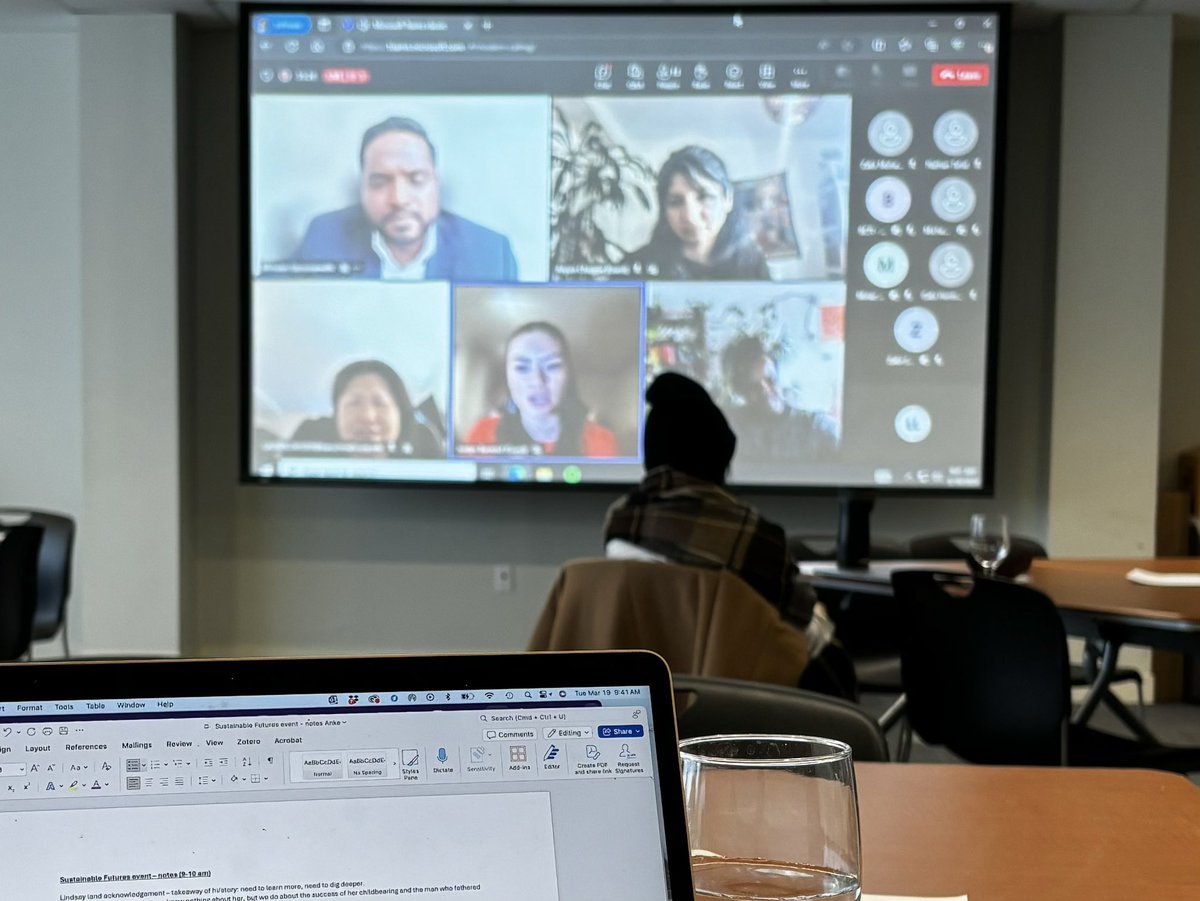 Not ‘can we bring about change?’ but ‘HOW can we bring about change?’ Event #shapingsustainablefutures going on across all  @humbercollege campuses rn. <a href="/SustainHumber/">Office of Sustainability</a>