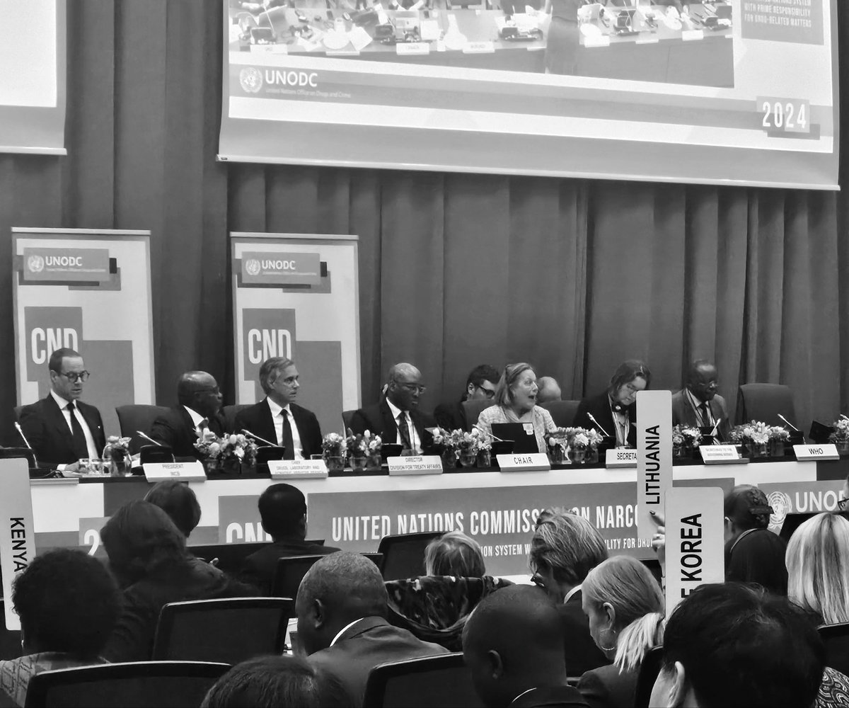 INCB President - Jallal Toufiq (@incb_president) on Twitter photo 1/2: #CND67 has voted in favor of including 2 groups of ATS #precursors and 2 fentanyl precursors in Table I of the 1988 Convention, 18 chemicals in total. For the first time, two series of closely related chemicals will be placed under international control. <a href="/CND_tweets/">UN Commission on Narcotic Drugs</a> 1/2: #CND67 has voted in favor of including 2 groups of ATS #precursors and 2 fentanyl precursors in Table I of the 1988 Convention, 18 chemicals in total. For the first time, two series of closely related chemicals will be placed under international control. <a href="/CND_tweets/">UN Commission on Narcotic Drugs</a>