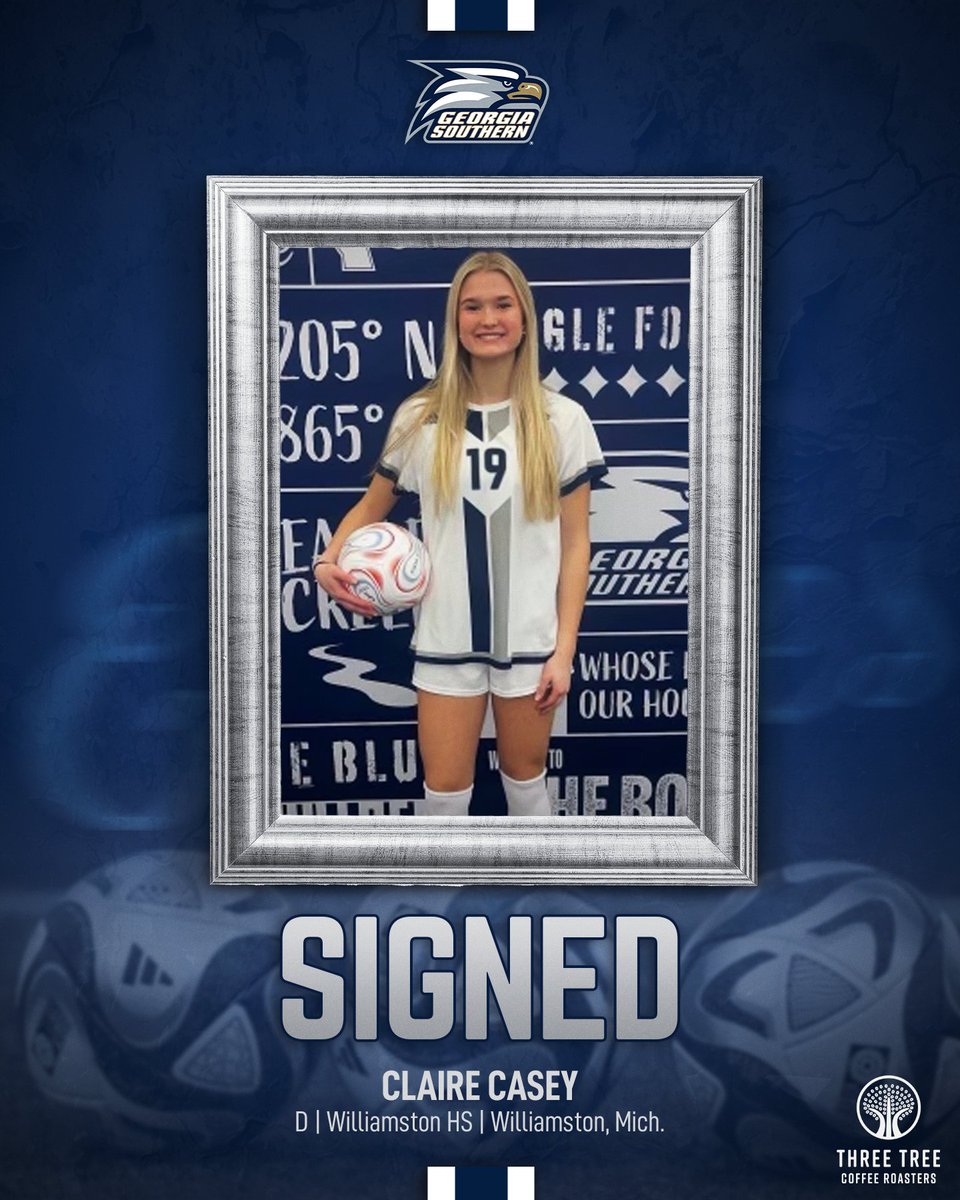 Georgia Southern Women's Soccer (@gsathletics_wso) on Twitter photo Good morning Eagle Nation! We have3β£ new Eagles joining us this Fall that we want to introduce to you today. First up is a center back from Michigan, Claire Casey. Welcome to the 'Boro, Casey! #HailSouthern <a href="/Clairecasey2024/">Claire Casey</a> Good morning Eagle Nation! We have3β£ new Eagles joining us this Fall that we want to introduce to you today. First up is a center back from Michigan, Claire Casey. Welcome to the 'Boro, Casey! #HailSouthern <a href="/Clairecasey2024/">Claire Casey</a>