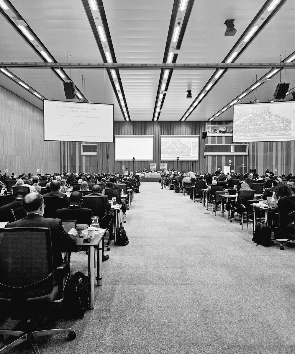 INCB President - Jallal Toufiq (@incb_president) on Twitter photo 2/2: This vote will contribute to addressing the current synthetic drugs problem, including #fentanyl, by preventing illicit drug manufacturers from circumventing controls by replacing controlled chemicals with closely related substitutes. Â <a href="/CND_tweets/">UN Commission on Narcotic Drugs</a> 2/2: This vote will contribute to addressing the current synthetic drugs problem, including #fentanyl, by preventing illicit drug manufacturers from circumventing controls by replacing controlled chemicals with closely related substitutes. Â <a href="/CND_tweets/">UN Commission on Narcotic Drugs</a>