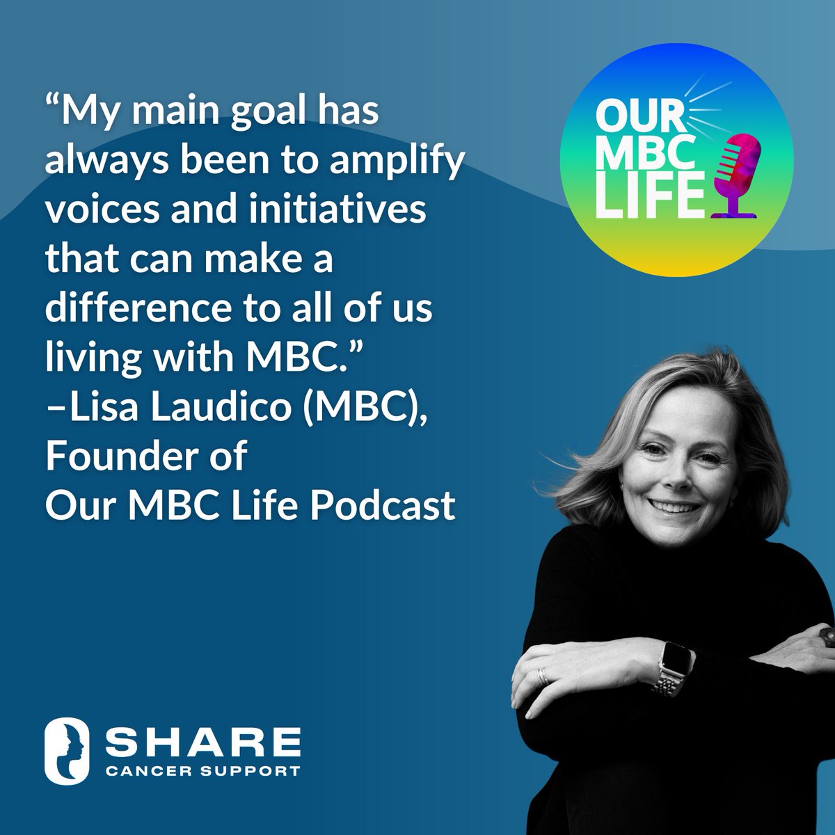 🎙️ Tune into 'Our MBC Life' podcast, brought to you by @SHAREing. It’s where we, living with metastatic breast cancer, share our real experiences alongside experts. 💖 Because no one should navigate #MBC alone. Listen now: bit.ly/49BqNKR #MBCSupport @ourmbclife