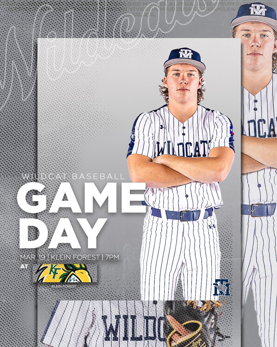 TMHSBaseball's tweet photo. It's Gameday!! Our boys travel to Klein Forest this evening to take on the Golden Eagles. Time to go 1-0!

🆚 Klein Forest
🏟️ Klein Forest HS
⌚️ 7:00pm

#FAITH #FAMILY #WIT https://t.co/KFjeZLqluJ