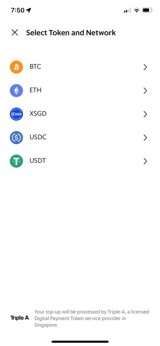 Grab SG can use crypto to top-up the wallet. Seriously?