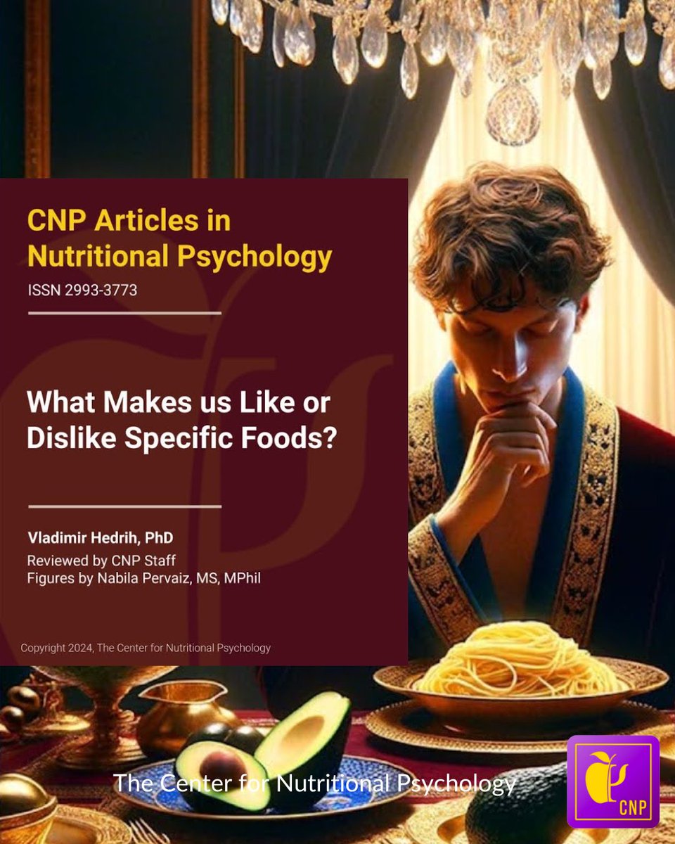 🔬 New CNP Article! Ever wondered what makes us crave certain foods? Read more about it in this week's CNP Article in Nutritional Psychology on the CNP website: nutritional-psychology.org/what-makes-us-…

#NutritionalPsychology #Dietmentalhealthrelationship #Foodchoice