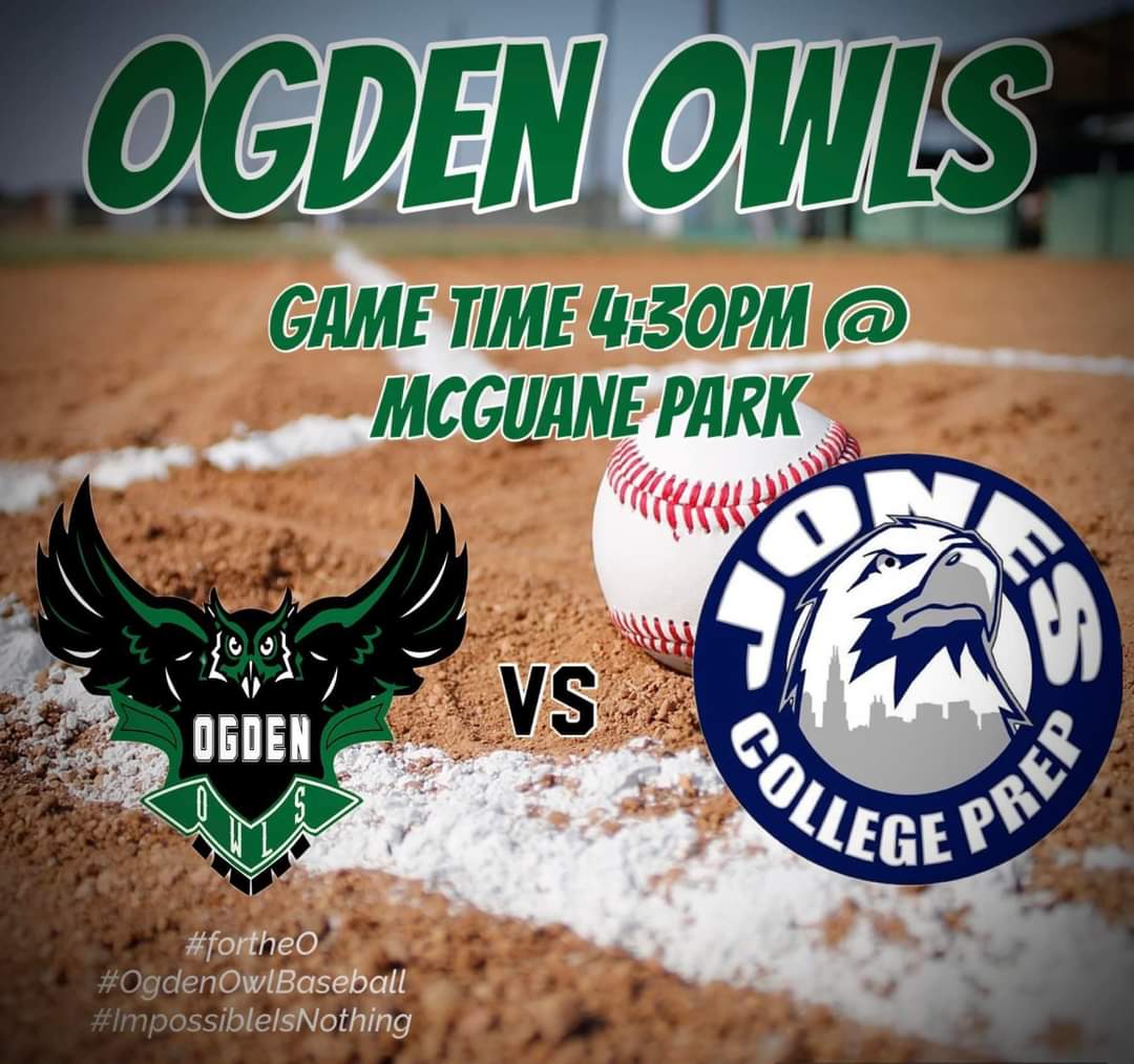Today At 4:30pm 🦉🦉🦉🦉🦉 #OgdenOwlsBaseball @mikeclarkpreps