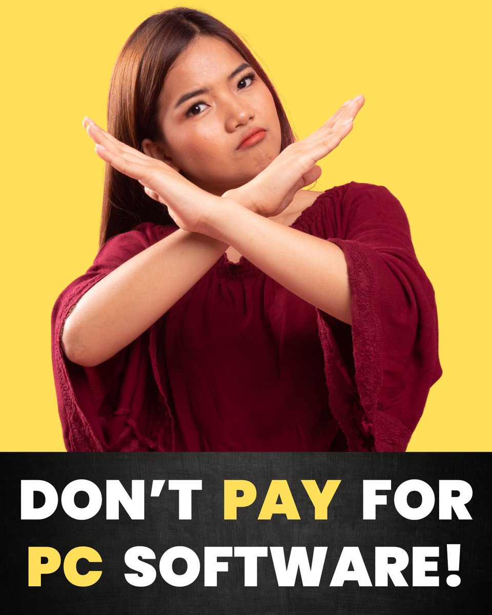 heysajib's tweet image. Stop paying for Premium Software!

There is a FREE alternative for everything.

Here are the Top 10 websites to replace your Paid Software: ⤵️