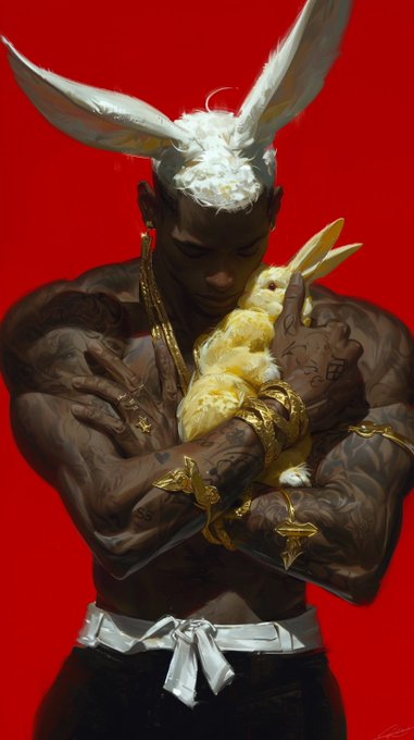 &ldquo;Munnies&rdquo; 🪢🧔🏾&zwj;♂️🐰 #aiart #midjourney #nijijourney #fetish #fetlife #bdsm #art https://t.co/RIL06ikR0<a href="/tag/aiart"class="tags">#aiart</a><a href="/tag/midjourney"class="tags">#midjourney</a><a href="/tag/nijijourney"class="tags">#nijijourney</a><a href="/tag/bdsm"class="tags"><span>#bdsm</span></a><a href="/tag/art"class="tags"><span>#art</span></a><a href="/tag/fetish"class="tags"><span>#fetish</span></a><a href="/tag/fetlife"class="tags"><span>#fetlife</span></a>