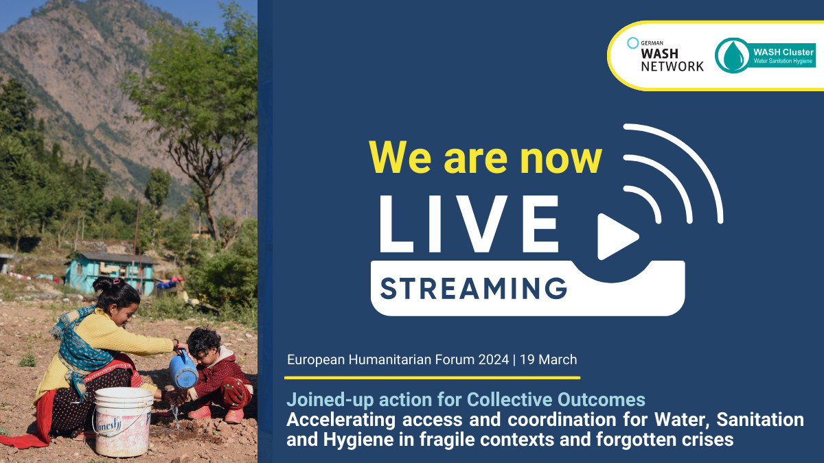 miyamotointl's tweet photo. We are live at #EHF24!
Watch @KitMiyamoto at the "Joined-up action for Collective Outcomes" session: Private-sector partnerships contributing to achieving #collectiveoutcomes. @washclusterglob
➡️https://t.co/xDepw7FKIg
#GermanWASHNetwork #HumanitarianTalk #WASH https://t.co/s61j4XrBlH