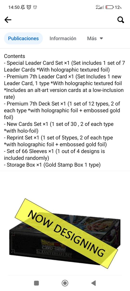 DragonballTcg's tweet photo. Nueva info de la prรณxima ANNIVERSARY BOX!!
(Crรฉditos a #TimeChamber) https://t.co/rxcXmb8fDo