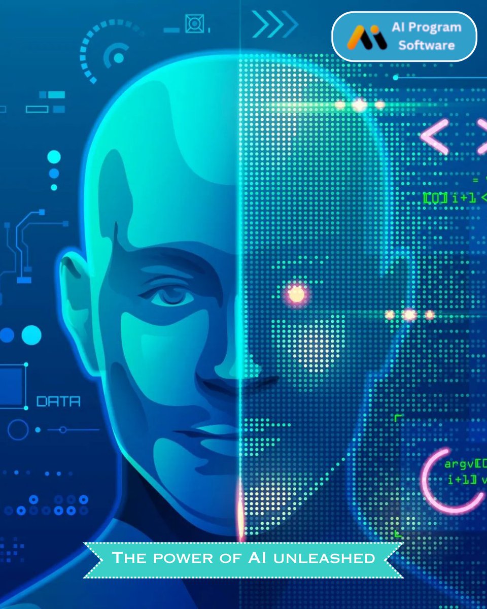 aiprogram6's tweet image. Unlock the power of AI with our cutting-edge software! Increase efficiency and drive innovation with ease 💻 Check out our AI software now! aiprogramsoftware.com .  

#airobot #aiprogrammer #aigenerated #aimarketing #aiprograms