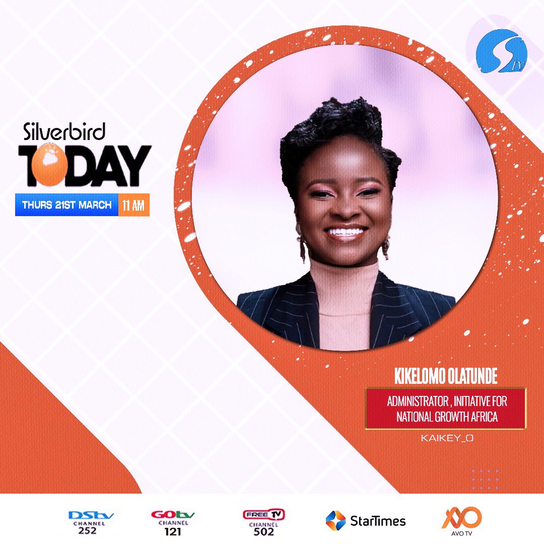 This Thurs, March 21, 11 AM! @AyaobaK of Special Needs Initiative For Growth will be on Silverbird TV discussing 'End The Stereotypes' for #WorldDownSyndromeDay2024. 🌍💙💛 Tune in - DSTV Ch 252, GOTV Ch 121, Free TV Ch 502, Star Times & AVO TV. Don't miss it! #WDSD2024