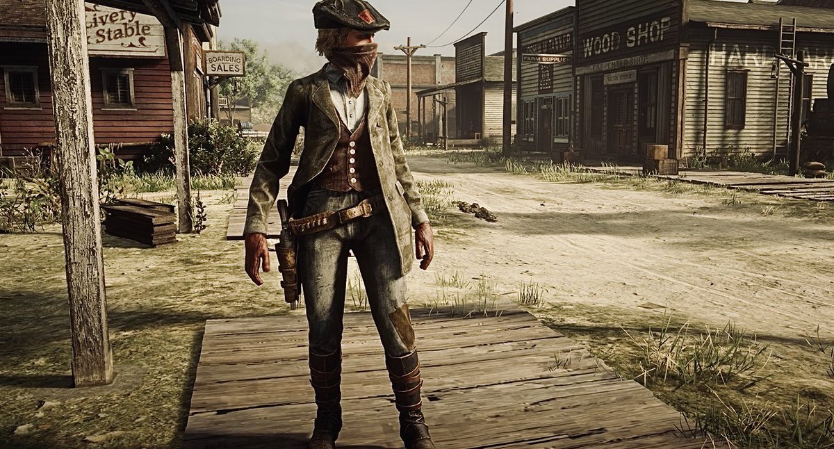 SkaldStories's tweet photo. When Kit joined the @TenorsRDO, they definitely did not pickpocket the others and they absolutely did not steal a cart. Oh, and they certainly didn’t climb through any windows to find “lost” items. 

#RedDeadOnline #SaveRedDeadOnline #rdr2 #roleplayer https://t.co/PWG95VfN5T