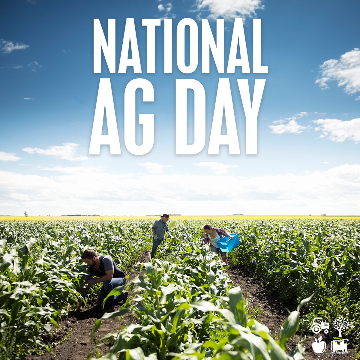 National Ag Day highlights the vital work our farmers, ranchers, foresters, and farmworkers do in providing not only Americans, but also the world, with the safest, highest-quality supply of food, fiber, and fuel in human history. #NationalAgDay