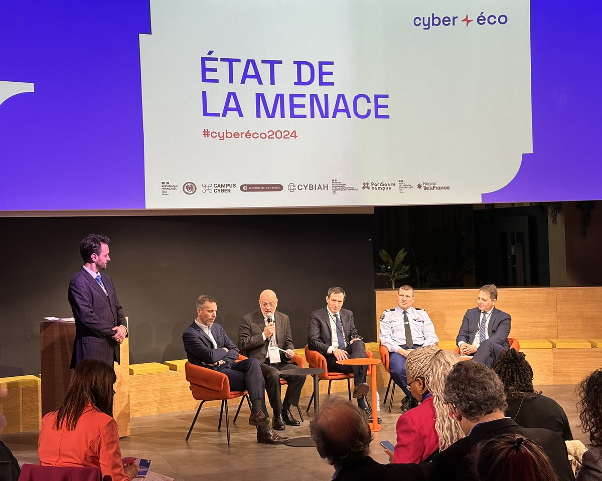 Pr Antoine Tesniere (@antoinetesniere) on Twitter photo #cyberEco24 cyber sécurité, cyberdéfense, menaces émergentes… Des échanges essentiels autour des enjeux actuels cyber. Ravi d’être présent pour <a href="/PariSanteCampus/">PariSanté Campus</a> au côté de <a href="/CampusCyberFr/">Campus Cyber</a> <a href="/iledefrance/">Région Île-de-France</a> <a href="/CYBIAH_idf/">CYBIAH</a> <a href="/CCI_Paris_IdF/">CCI Paris IdF</a> #cyberEco24 cyber sécurité, cyberdéfense, menaces émergentes… Des échanges essentiels autour des enjeux actuels cyber. Ravi d’être présent pour <a href="/PariSanteCampus/">PariSanté Campus</a> au côté de <a href="/CampusCyberFr/">Campus Cyber</a> <a href="/iledefrance/">Région Île-de-France</a> <a href="/CYBIAH_idf/">CYBIAH</a> <a href="/CCI_Paris_IdF/">CCI Paris IdF</a>