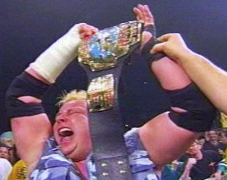 3/19/2000

Brian Knobs defeated 3 Count in a Handicap Gauntlet Match to win back the WCW Hardcore Championship at Uncensored from the American Airlines Arena in Miami, Florida.

#WCW #Uncensored #BrianKnobs #3Count #EvanKaragis #ShaneHelms #ShannonMoore #HandicapGauntletMatch