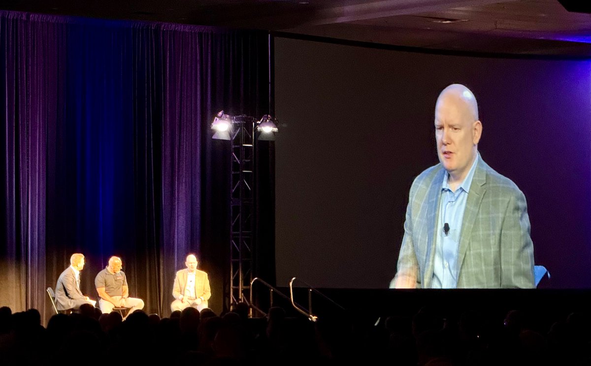 Crestron’s David Hatz on the big screen at #CrestronMasters2024