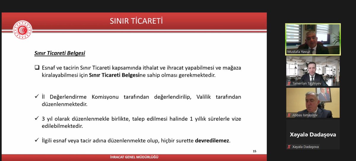 ticaritemsilci's tweet photo. TÜRKİYE VE AZERBAYCAN’IN NAHÇIVAN ÖZERK CUMHURİYETİ (NÖC) ARASINDA SINIR TİCARETİNİN GELİŞTİRİLMESİ YÖNÜNDE ÇALIŞMALAR DEVAM EDİYOR 

Azerbaycan Cumhuriyeti'nin Türkiye'deki Ticaret Temsilciliğinin girişimi ve koordinasyonuyla, Iğdır ve Kars illeri ile sınır ticaretinin https://t.co/xs8q7PScQG