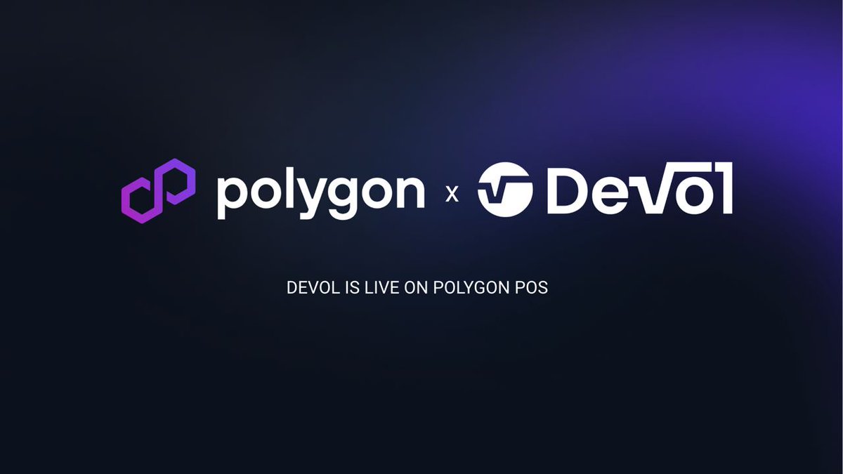 Polygon_Space1's tweet photo. ๐ @DeVolNetwork is LIVE on @0xPolygon Pos
๐ Users can now bridge their $USDC on #Polygon PoS on the #DeVolNetwork options trading platform.
๐ฏ #DeVol is the only complete solution for low-cost, fully on-chain crypto options trading and democratized liquidity provisioning
๐ฝVISIT
https://t.co/Fbzz7du3Ak